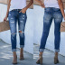 retro slim feet jeans Nihaostyles wholesale clothing vendor NSJRM72195