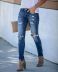 retro slim feet jeans Nihaostyles wholesale clothing vendor NSJRM72195