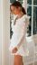 v-neck lace long-sleeved dress Nihaostyles wholesale clothing vendor NSJRM72218