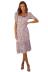 short-sleeved square neck digital print A-line dress Nihaostyles wholesale clothing vendor NSJRM72226