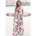 Women s Short Sleeve Printed Beach Dress nihaostyles clothing wholesale NSHYG72258
