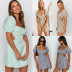 women s plaid print backless short-sleeved tie dress nihaostyles clothing wholesale NSHYG72290