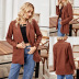 One-Button Loose Long-Sleeved Blazer NSLM72312