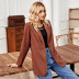 One-Button Loose Long-Sleeved Blazer NSLM72312