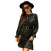 vestido de manga larga con estampado de leopardo vendedor de ropa al por mayor de Nihaostyles NSKA72318