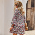 fashion floral printed dresses Nihaostyles wholesale clothing vendor NSKA72327