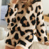 leopard print long-sleeved sweater shorts set Nihaostyles wholesale clothing vendor NSMUZ72402