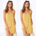 women‘s solid color v-neck backless sleeveless dress nihaostyles clothing wholesale NSJRM72419