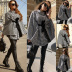 women s houndstooth woolen loose tie cloak coat nihaostyles clothing wholesale NSXPF72443