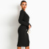 women s knitted mid-length pullover dress with straps nihaostyles clothing wholesale NSXPF72453