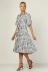 women‘s plaid lace lapel button decorative dress nihaostyles clothing wholesale NSXPF72460