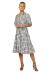 women‘s plaid lace lapel button decorative dress nihaostyles clothing wholesale NSXPF72460