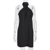 women’s cross backless sexy halter suspender dress nihaostyles clothing wholesale NSXPF72470