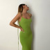 women s halter lace camisole dress nihaostyles clothing wholesale NSXPF72485