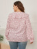 women s V-neck printing loose long-sleeved shirt nihaostyles clothing wholesale NSCX72514