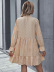 women s long-sleeved loose polka-dot tie dress nihaostyles clothing wholesale NSCX72525