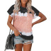 pocket top print hit color short-sleeved round neck loose t-shirt Nihaostyles wholesale clothing vendor NSLZ72617