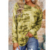 off-the-shoulder camouflage print loose long-sleeved t-shirt Nihaostyles wholesale clothing vendor NSLZ72627