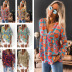 fashion floral printed top Nihaostyles wholesale clothing vendor NSLZ72642