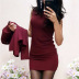 solid color small blazer skirt two-piece set Nihaostyles wholesale clothing vendor NSLZ72644