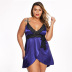 women s lace sling stretch silk plus size pajamas set nihaostyles clothing wholesale NSMDS76829