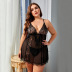 women s nightdress two-piece plus size lingerie set nihaostyles clothing wholesale NSMDS76842