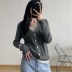  knitted bottoming V-neck slimming sweater nihaostyles clothing wholesale NSBY76860