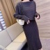 women s pullover sweater and knitted suspender dress suit nihaostyles clothing wholesale NSBY76872