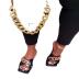 women s metal chain slippers nihaostyles clothing wholesale NSCRX76884