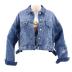 women s short denim jacket nihaostyles clothing wholesale NSSY76919