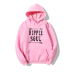 women s Arrow letter printed loose plus velvet hoodie nihaostyles clothing wholesale NSYAY77496