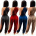 women s strappy sided slit jumpsuit nihaostyles clothing wholesale NSXYZ78218