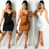 women s solid color sling sleeveless dress nihaostyles clothing wholesale NSXYZ78226