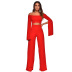 women s long-sleeved hollow jumpsuit nihaostyles clothing wholesale NSXYZ78230