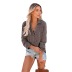 Solid Color Single-Breasted Long-Sleeved Knitted Shirt NSQSY78347