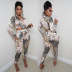 women s tight-fitting printed two-piece nihaostyles wholesale clothing NSOSD78363