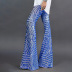 Pantalones de lentejuelas de pierna ancha recta suelta de cintura alta NSQSY78395