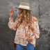 women s floral long-sleeved chiffon shirt nihaostyles clothing wholesale NSQSY78402
