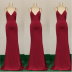 solid color sleeveless halter prom dress nihaostyles wholesale clothing NSYIS78527