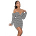 Tight-Fitting High Waist Package Hip Dress NSAG78452