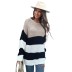 women s loose round neck knitted sweater nihaostyles wholesale clothing NSDMB78457