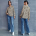 women s leopard print round neck pullover shirt nihaostyles wholesale clothing NSDMB78459
