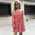women s lace floral long sleeve dress nihaostyles wholesale clothing NSDMB78461