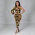 women s silk print dress nihaostyles wholesale clothing NSOSD78470