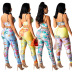 women s sexy tight-fitting printed trousers two-piece nihaostyles wholesale clothing NSOSD78478
