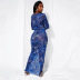 women s net yarn perspective dress nihaostyles wholesale clothing NSOSD78488