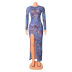 women s net yarn perspective dress nihaostyles wholesale clothing NSOSD78488