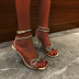 women s plus size stiletto bow sandals nihaostyles wholesale clothing NSHYR78499