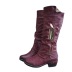 Thick Heel High Tube Plus Size Knight Boots NSHYR78502