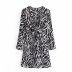 women s zebra pattern dress nihaostyles wholesale clothing NSAM78507